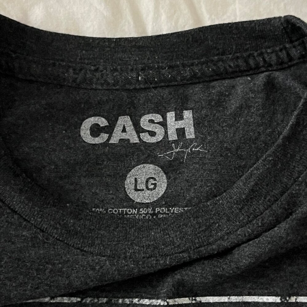 Men's Large Graphic Shirt Lot Grey & Black Johnny Cash - Picture 3 of 5